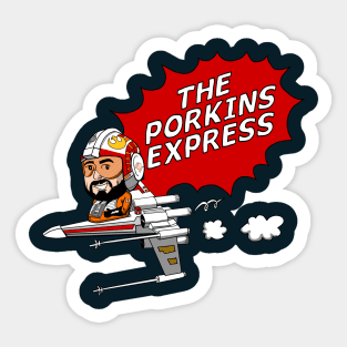 The Pork Ins Express Sticker